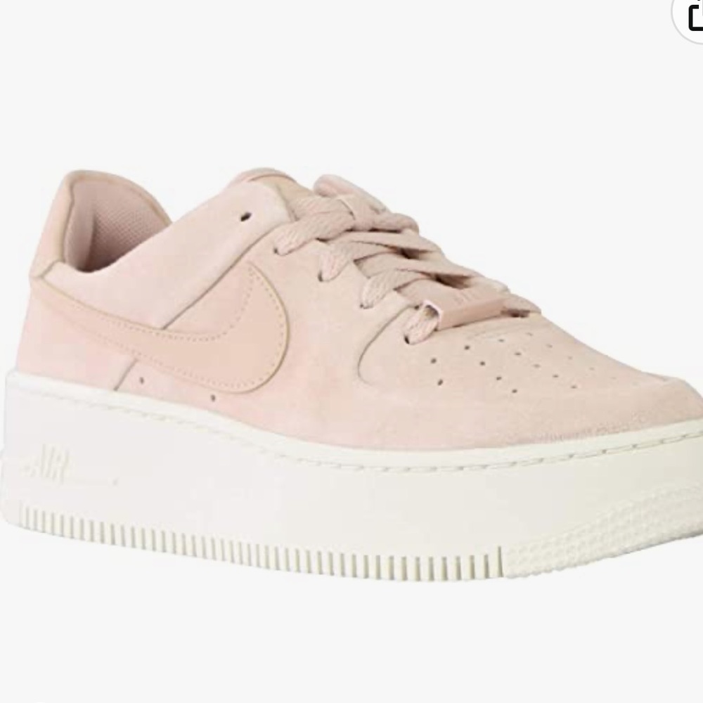 NIKE PINK SUEDE AF1 Worn three times!!! MAKE AN OFFER